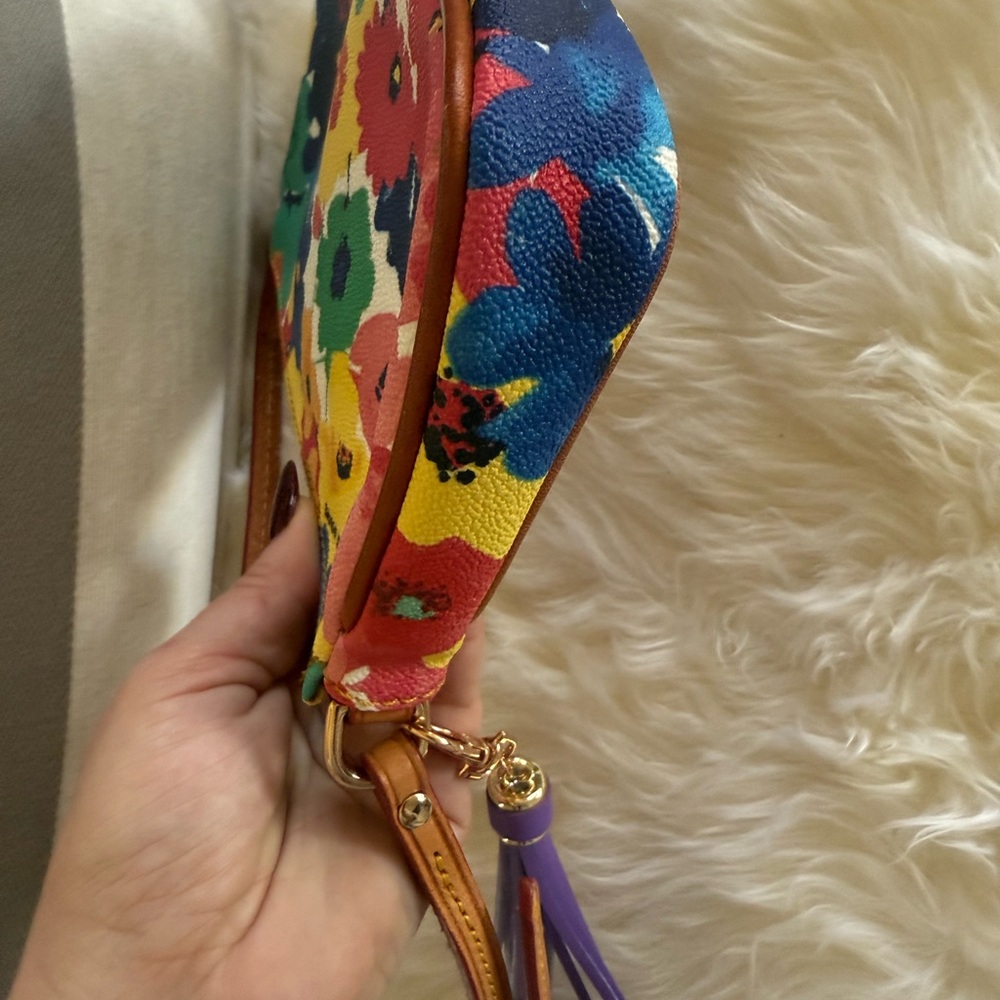 Dooney & Bourke- 🐳 Like New! Small Somerset Watercolors Collection Shoulder Bag - Picture 10 of 12